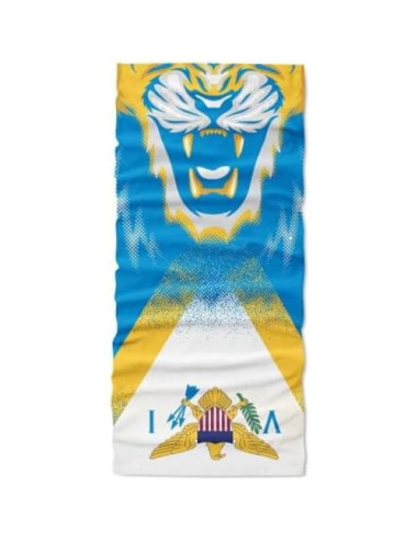 Máscara Balaclava Unisex Bandera Islas Vírgenes 100% Microfibra