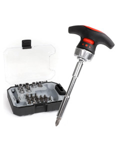 Juego de Puntas de Destornillador X-STEEL 24 Piezas Portátil