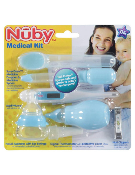 Kit Médico Completo Nuby 7 Piezas para Bebé - Cuidado Saludable