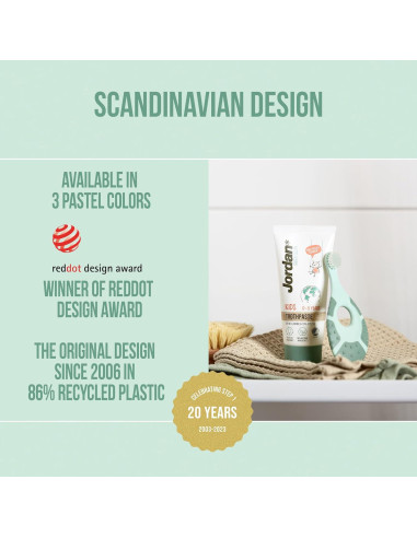 Cepillo de Dientes Jordan Green Clean Bebés 0-2 Años - 3 Unidades