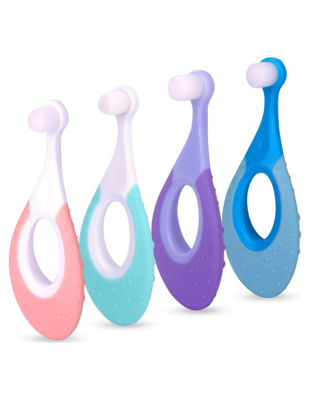 Cepillo de Dientes para Bebés y Niños 0-2 Años - Cerda Suave Cepillo de Dientes para Bebés y Niños 0-2 Años - Cerda Suave