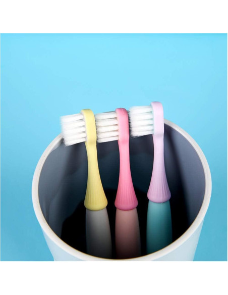 6 Cepillos de Dientes para Niños Newrichbee Diseño Hongo