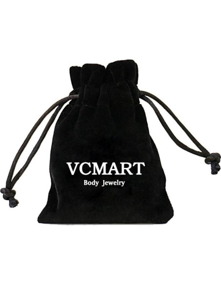 Anillos de Nariz VCMART 20g Acero Inoxidable Hipoalergénico