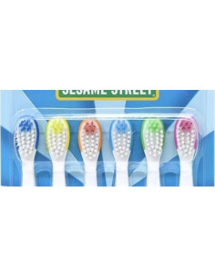 Set de 6 Cepillos de Dientes Suaves Brush Buddies Plaza Sésamo 2