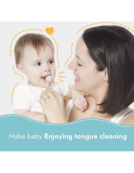 Limpiador de Lengua Papablic para Bebés - Paquete de 100 Unidades