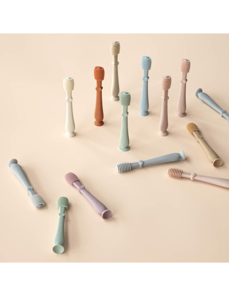 Limpiador Oral para Bebés Moonkie - Kit 2 Piezas Azul/Menta