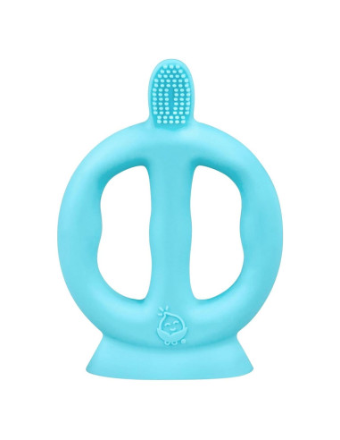 Cepillo de Dientes de Aprendizaje Green Sprouts Aqua 100% Silicona