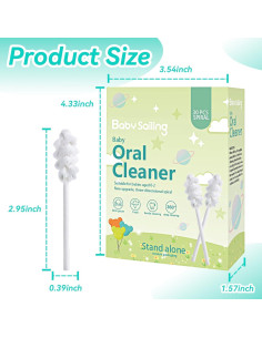 30 Limpiadores de Lengua para Bebés Foily - Cuidado Oral Suave 2