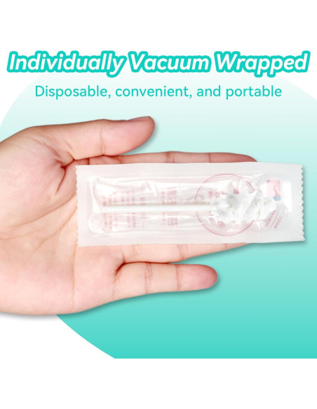 30 Limpiadores de Lengua para Bebés Foily - Cuidado Oral Suave