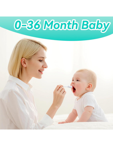 30 Limpiadores de Lengua para Bebés Foily - Cuidado Oral Suave