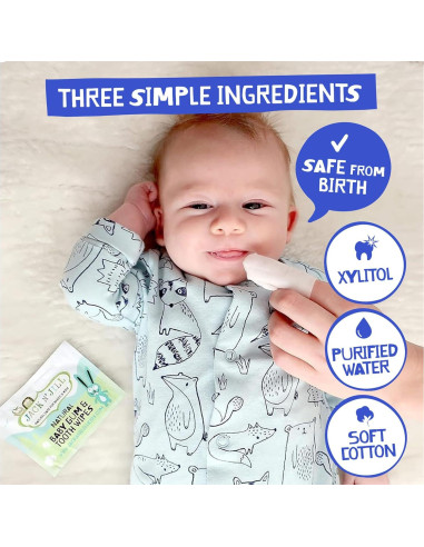 Toallitas Higiénicas para Encías y Dientes Jack N' Jill 25 Unidades