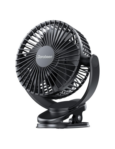 Ventilador Portátil Clip Dorobeen Recargable 3 Velocidades