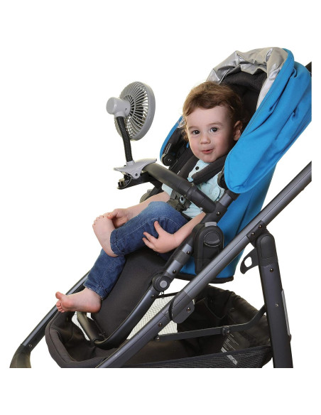 Ventilador Clip-On Deluxe EZY-Fit Dreambaby Negro Portátil Ventilador Clip-On Deluxe EZY-Fit Dreambaby Negro Portátil