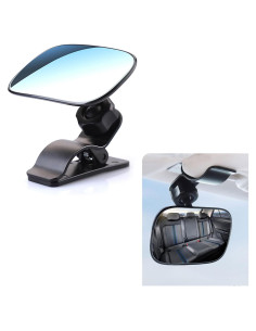 Espejo de Visualización para Bebés Yumfugu Ajustable Negro