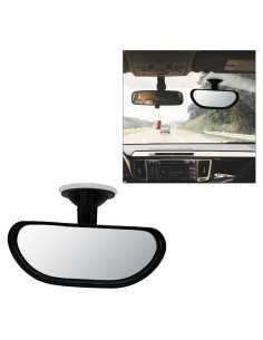 Espejo Retrovisor para Bebé LHDOS Ajustable 360 Negro