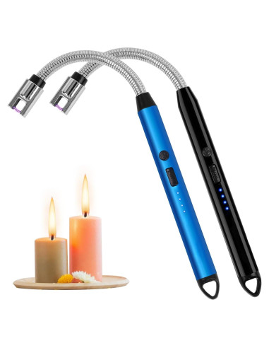 Encendedor Eléctrico VisliHH WSL-01 Recargable USB 2 Pzs