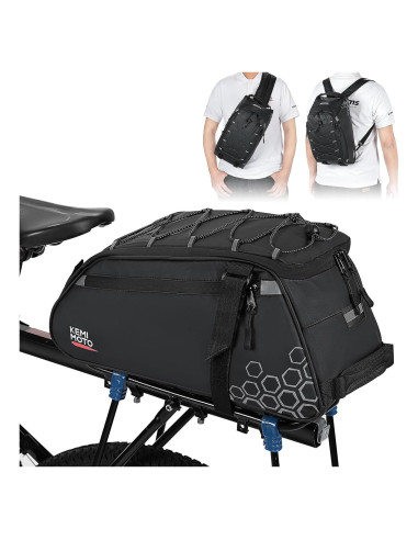 Bolsa de Maletero KEMIMOTO 13L Resistente al Agua para Bicicleta