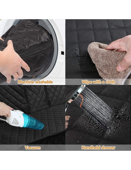 Funda de Asiento de Coche para Perros HNCPSY Impermeable Universal