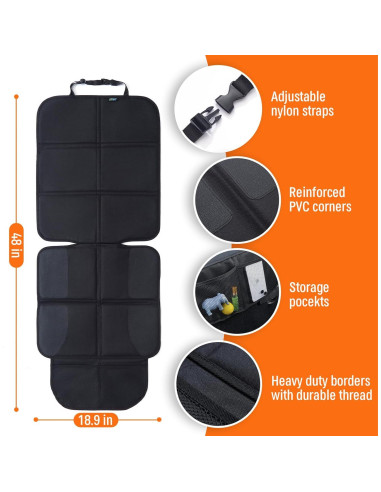 Protector de Asiento de Coche JOYSKY Y04 Impermeable 2 Pack