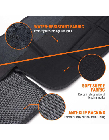 Protector de Asiento de Coche JOYSKY Y04 Impermeable 2 Pack