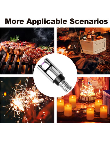 Encendedor Eléctrico VisliHH WSL-01 Recargable USB 2 Pzs