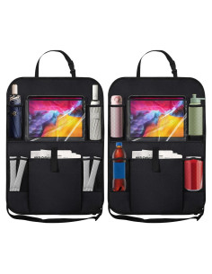 Organizador de Asiento Trasero de Coche SMILFUY 2PCS con Soporte para Tableta