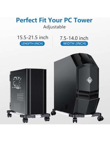 Soporte Ajustable para Torre de Computadora LABOBOLE 40x19 cm