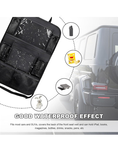 Organizador de Asiento Trasero de Coche NYTKL 2PCS Impermeable