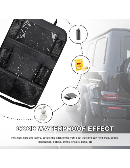 Organizador de Asiento Trasero de Coche NYTKL 2PCS Impermeable
