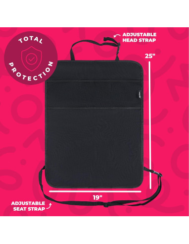 Paquete de 2 Protectores de Asiento Todays Kids - Impermeables y Organizadores