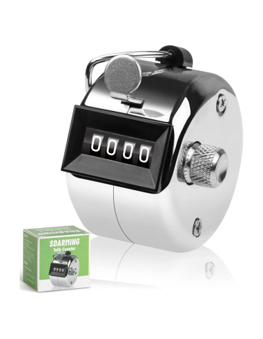 Contador de Clicker SDARMING 4 Dígitos Metal 0-9999