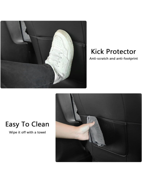 Protector de Asiento Trasero Arcoche para Tesla Model 3 Y S X - Impermeable y Resistente