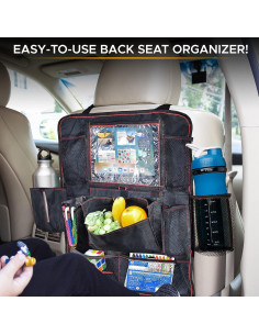 Organizador de Asiento Trasero EcoNour - Protector Impermeable 2 Pzas 2