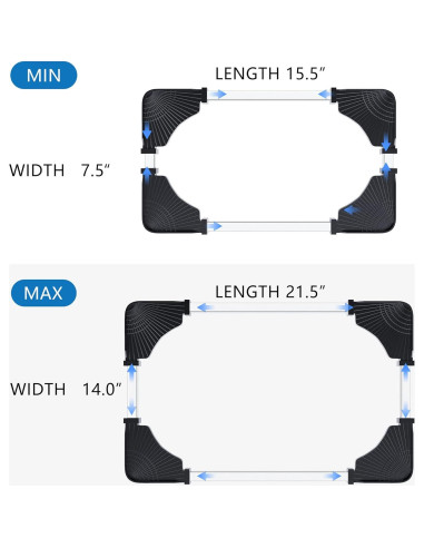 Soporte Ajustable para Torre de Computadora LABOBOLE 40x19 cm