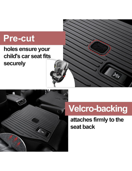 Tapetes de respaldo de asiento HOUCLEMIC para Grand Highlander 2024