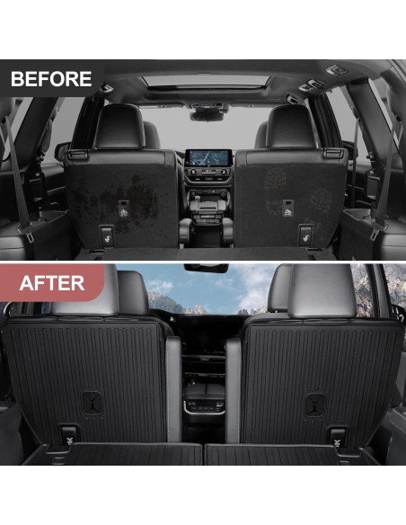 Tapetes de respaldo de asiento HOUCLEMIC para Grand Highlander 2024