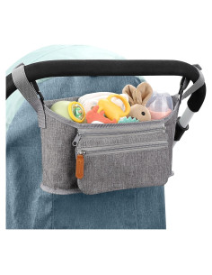 Organizador Universal para Carriola Accmor Gris con Bolsa Desmontable