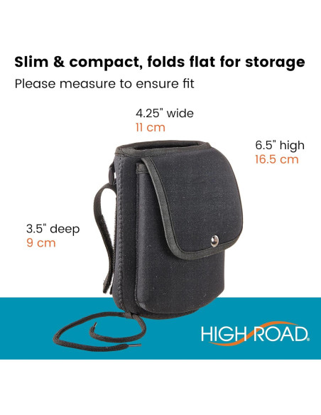 Soporte de Botella Neopreno High Road AquaPockets - Negro