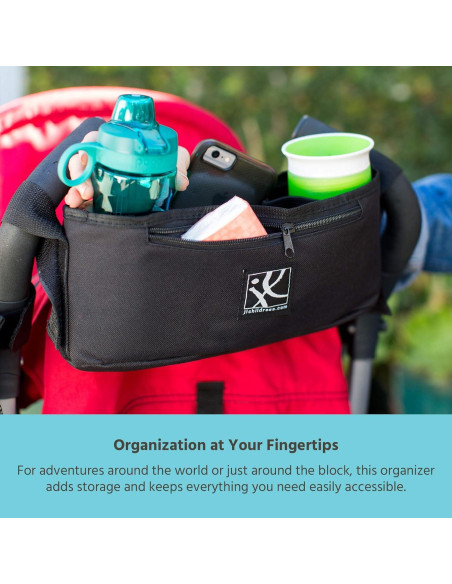 Bandeja para Padres J.L. Childress Cargo 'N Drinks - Negro