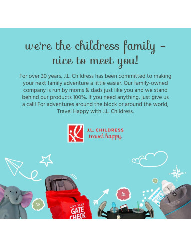 Bandeja para Padres J.L. Childress Cargo 'N Drinks - Negro