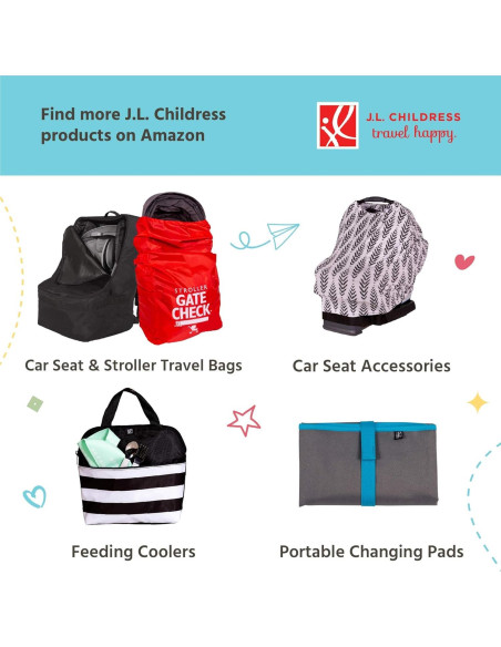 Bandeja para Padres J.L. Childress Cargo 'N Drinks - Negro