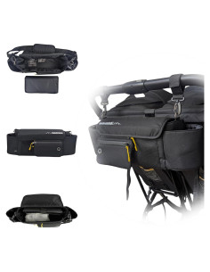 Organizador de Cochecito BabyCruiser con Cambiador y Soporte para Vaso