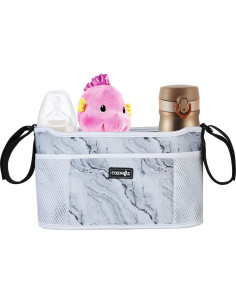 Organizador de Carrito de Paseo CM Blanco Mármol Neopreno 2