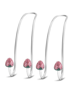 Ganchos de Asiento para Coche Guoord Rosa - 2 Pcs, Soporte 20 kg