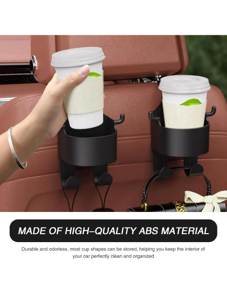 Ganchos para Reposacabezas de Coche Getfay 2 Piezas Multifuncional