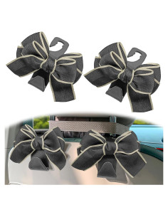 Gancho para Asiento de Coche ZOKYUYS 2PC Negro - Organizador