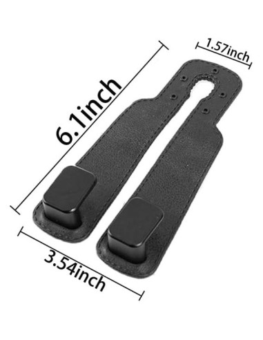 Paquete de 2 Ganchos para Reposacabezas SHDGDT - Soporte para Bolsos y Teléfono