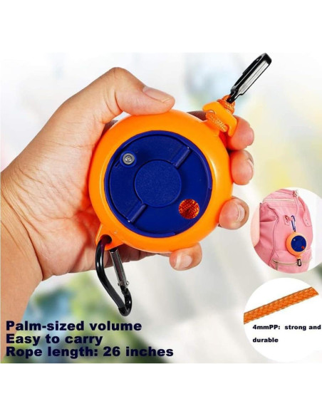 Cuerda de Lavandería Retráctil Eforwest 10m con 20 Pinzas