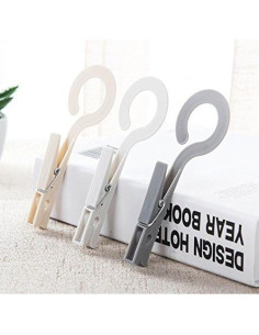 20 Clips de Secado Portátiles JCBIZ - Plástico Antideslizante 2