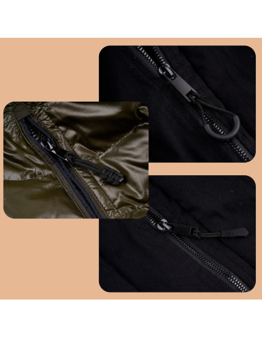 Tiradores de Cremallera Maosifang Negros de Nylon - 20 Piezas